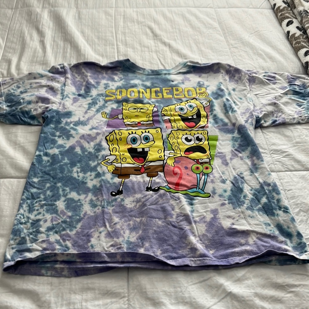 SpongeBob tie dye top
